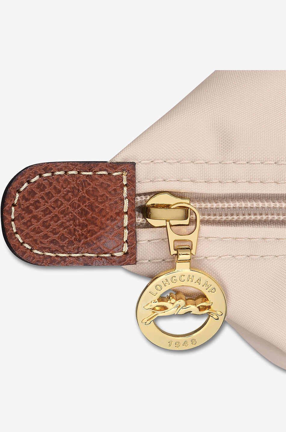 LONGCHAMP Sac à main en nylon Le Pliage S Femme Beige clair 6