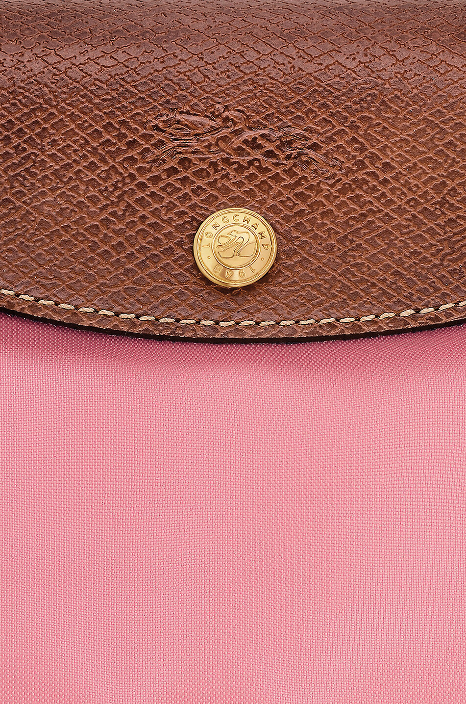LONGCHAMP Shopper aus Canvas und Leder Le Pliage Original M Damen ROSA 6