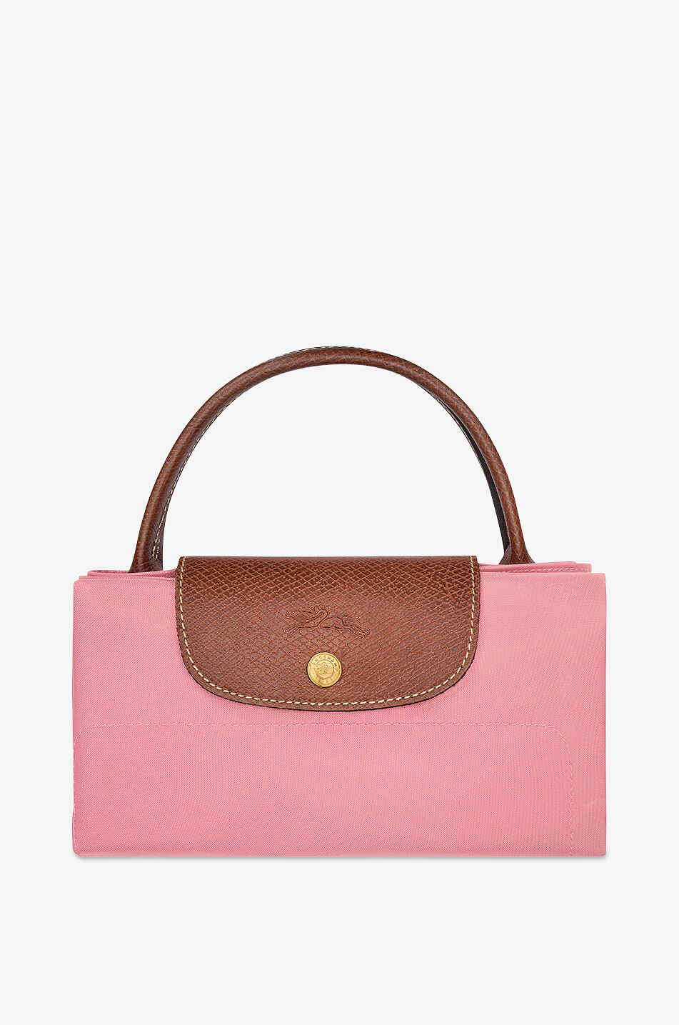 LONGCHAMP Shopper aus Canvas und Leder Le Pliage Original M Damen ROSA 7