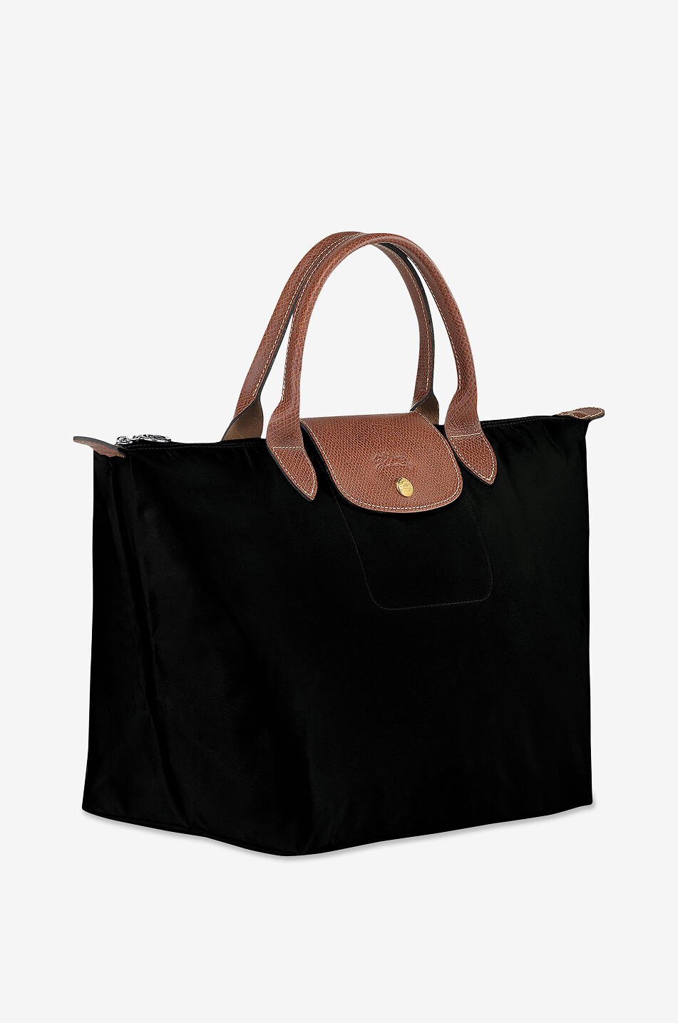 LONGCHAMP Sac à main en toile recyclée Le Pliage Original M Femme NOIR 2