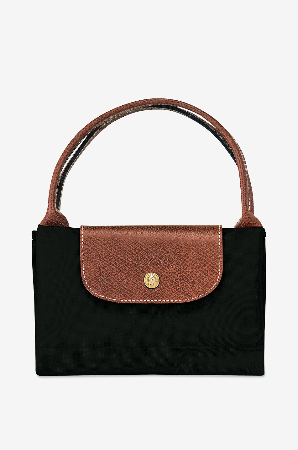 LONGCHAMP Sac à main en toile recyclée Le Pliage Original M Femme NOIR 6
