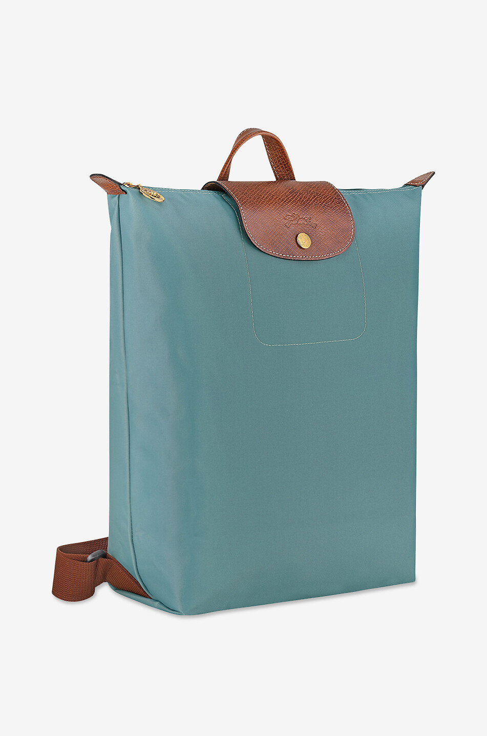 LONGCHAMP Rucksack aus Canvas und Leder Le Pliage Original M Damen MITTELBLAU 2