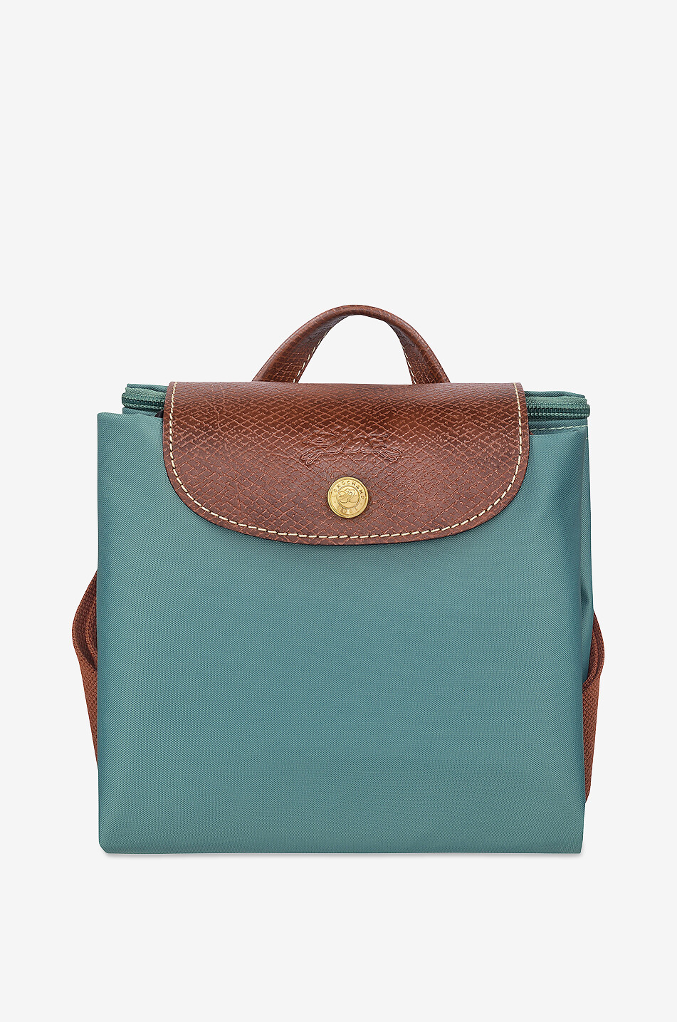 LONGCHAMP Rucksack aus Canvas und Leder Le Pliage Original M Damen MITTELBLAU 4