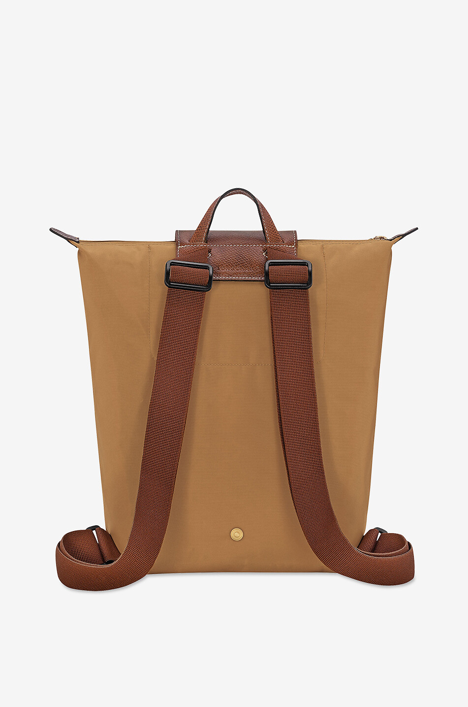 LONGCHAMP Rucksack aus Canvas und Leder Le Pliage Original M Damen HELLBRAUN 4
