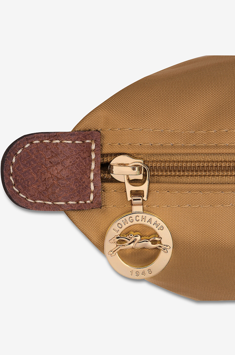LONGCHAMP Rucksack aus Canvas und Leder Le Pliage Original M Damen HELLBRAUN 6