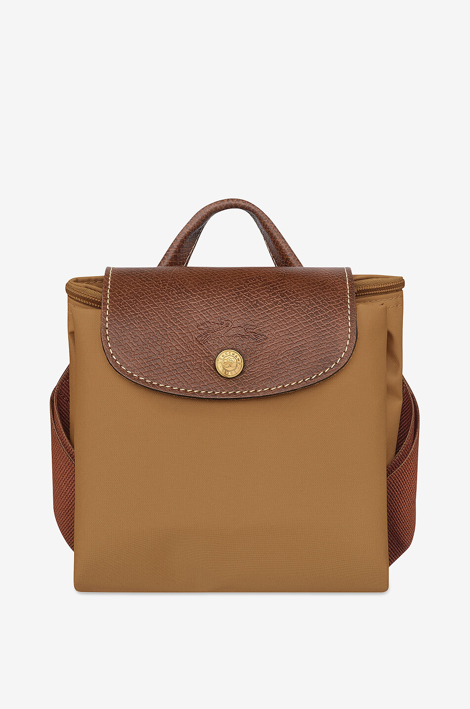 LONGCHAMP Rucksack aus Canvas und Leder Le Pliage Original M Damen HELLBRAUN 7