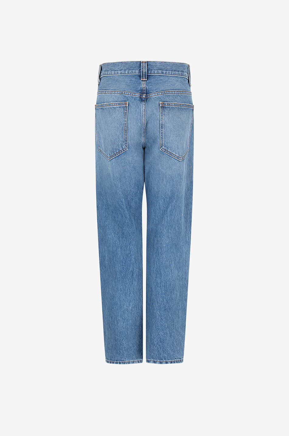 KHAITE Callum Heath faded tapered jeans Women BLUE 2