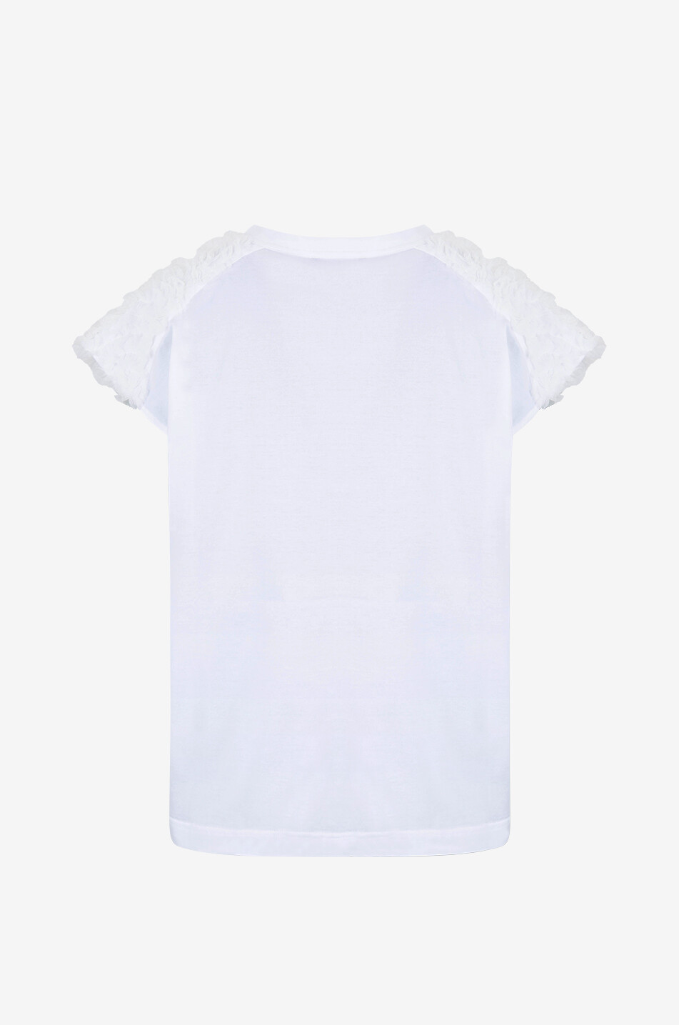 Tシャツ・カットソー FABIANA FILIPPI FW23 CREPE TOPS. (TPD213F211_D382825) Fabiana Filippi short-sleeve Cotton T-shirt | White