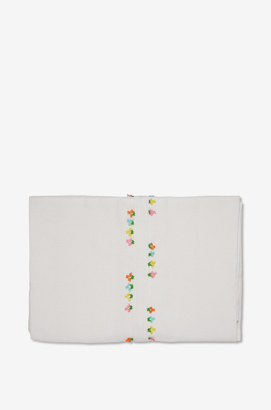 NADIA DAFRI Nappe rectangulaire en lin Buyuk Cicek Maison MULTICOLORE 1