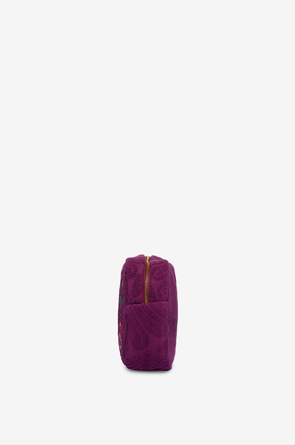 INDIA DEJONCKHEERE Trousse brodée en éponge Sunburst Serenity Medium Femme VIOLET 4