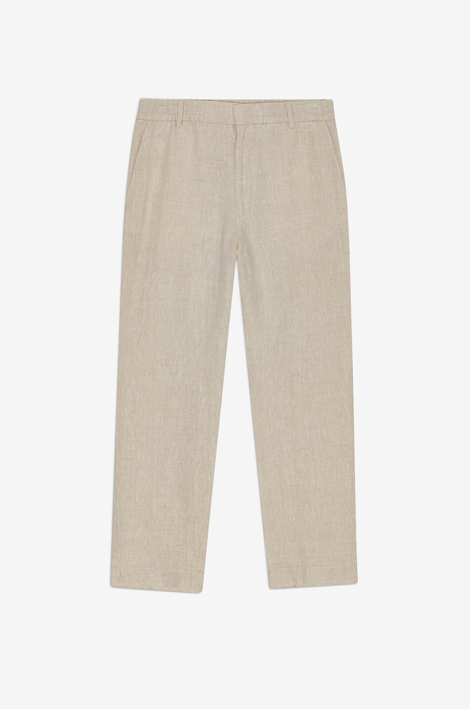 NN07 Hose mit geradem Bein aus Leinen Billie Herren BEIGE 1