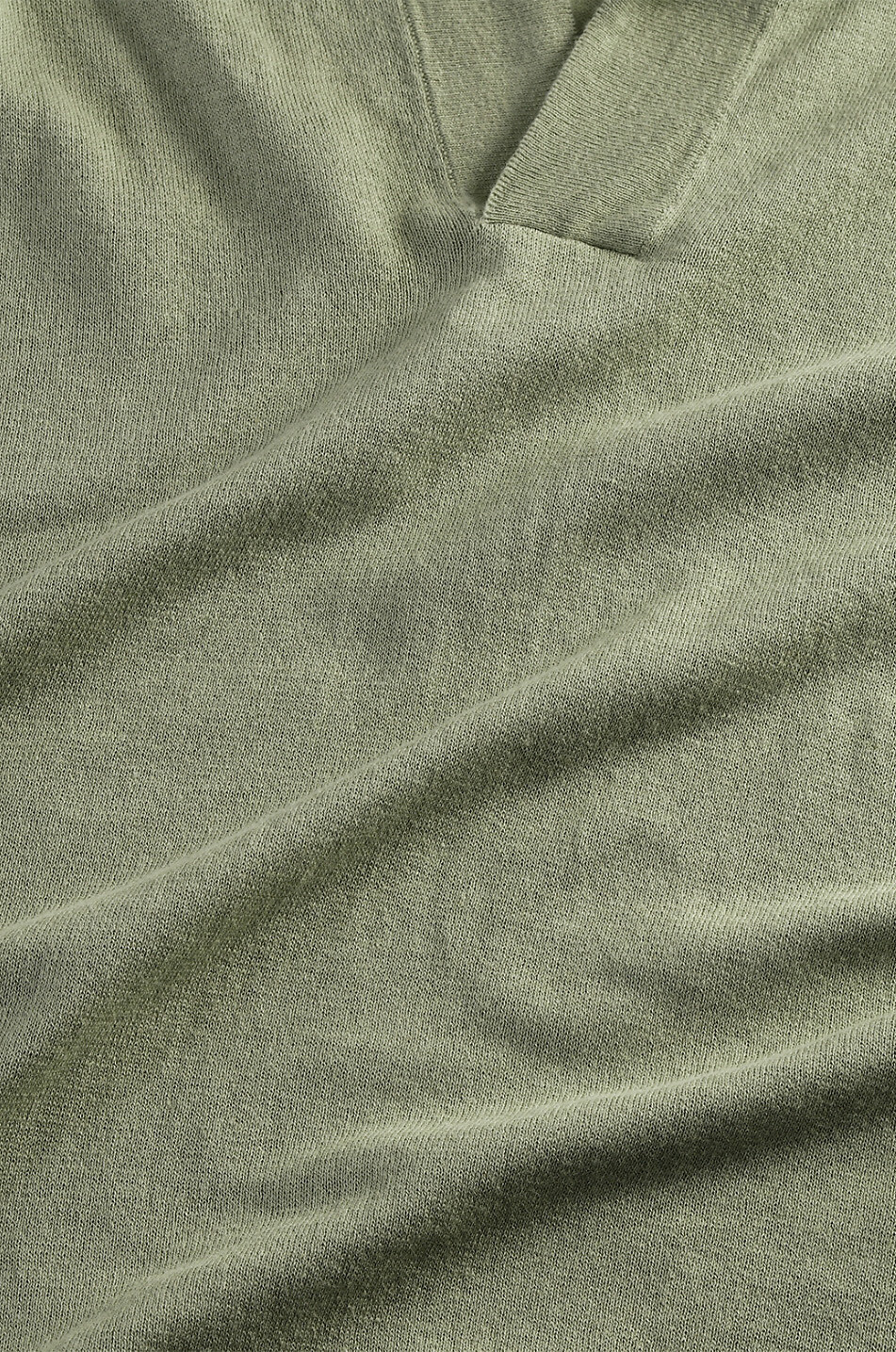 NN07 Ryan cotton and linen short-sleeved polo shirt Men LIGHT GREEN 5