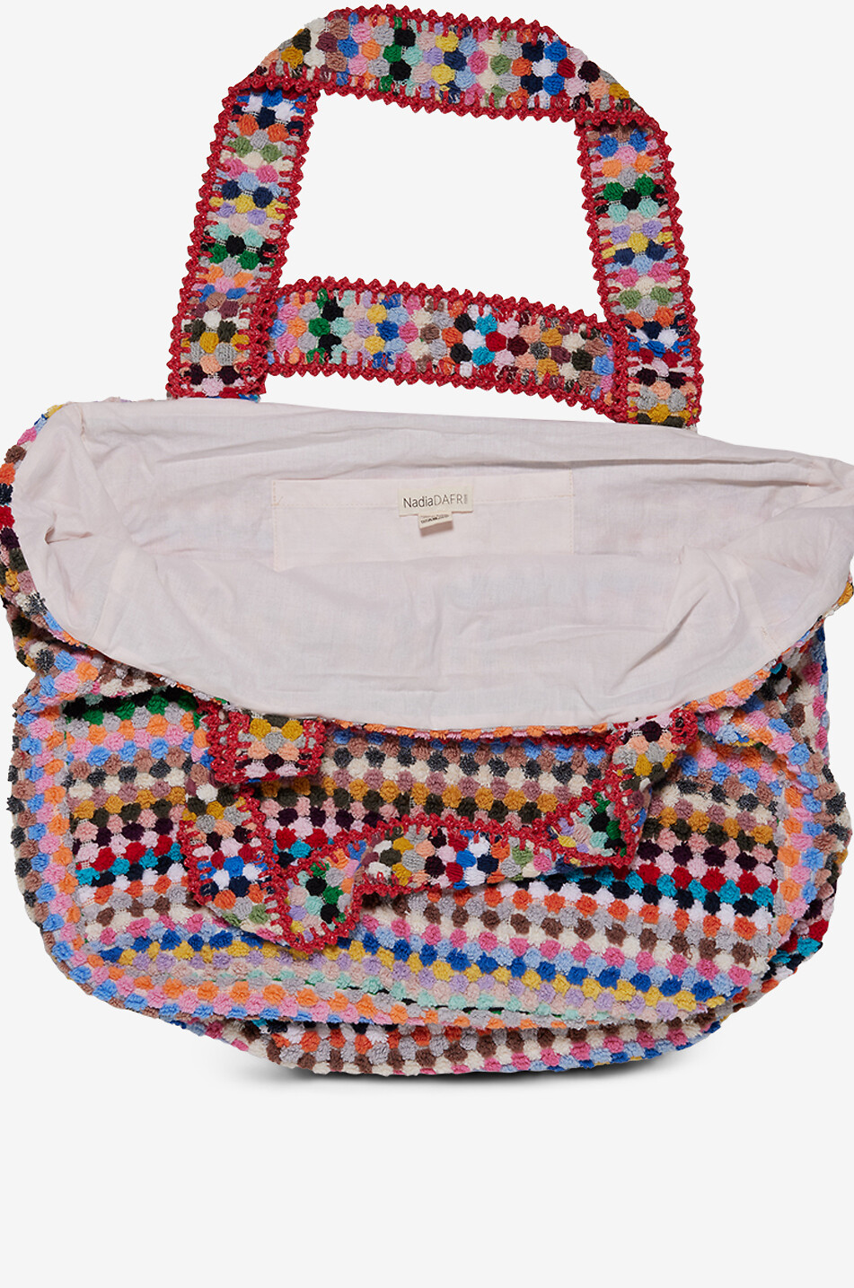 NADIA DAFRI Shopper aus Frottee Recep Haus BUNT 3