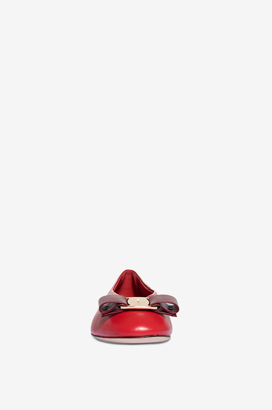 SALVATORE FERRAGAMO Nappalederballerinas Vanna Vara Bow Damen ROT 2