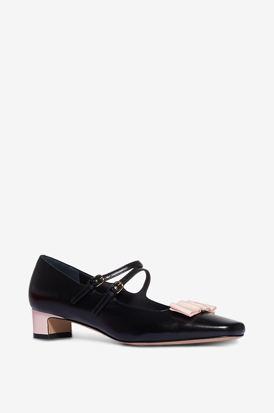 SALVATORE FERRAGAMO Rivella Vara Bow 30 smooth leather Mary Jane pumps Women BLACK 1
