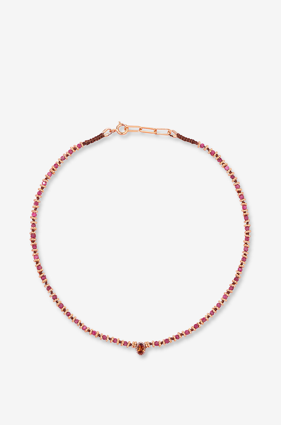 Collier en pierres fines et diamant Alhyka