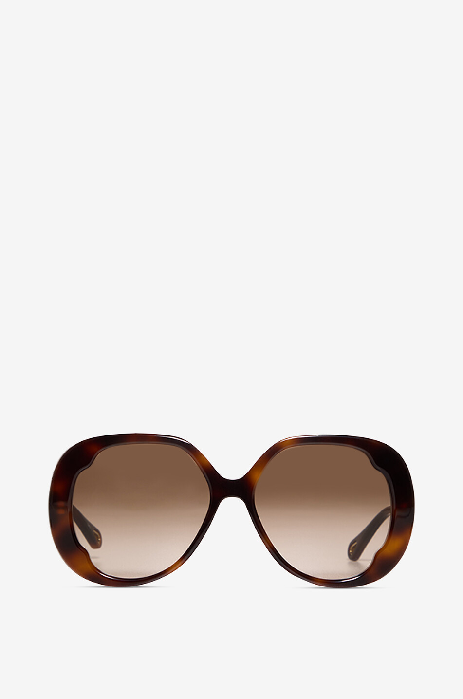 CHLOE Schmetterlings-Sonnenbrille in Schildpattoptik Damen BRAUN 2