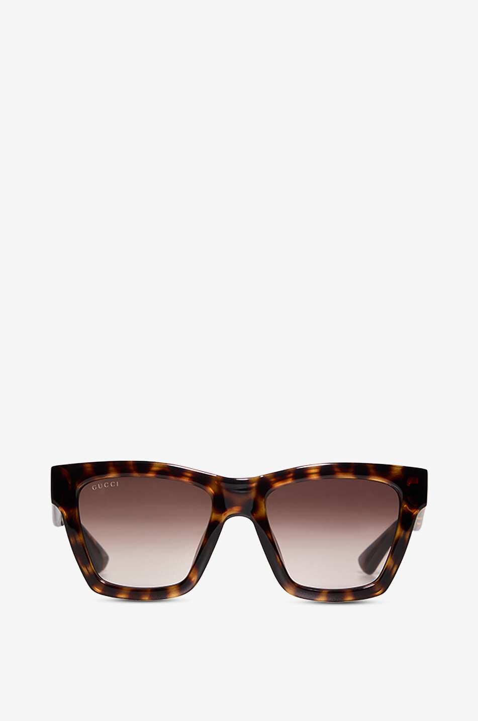 GUCCI Quadratische Acetat-Sonnenbrille GG Damen BRAUN 1