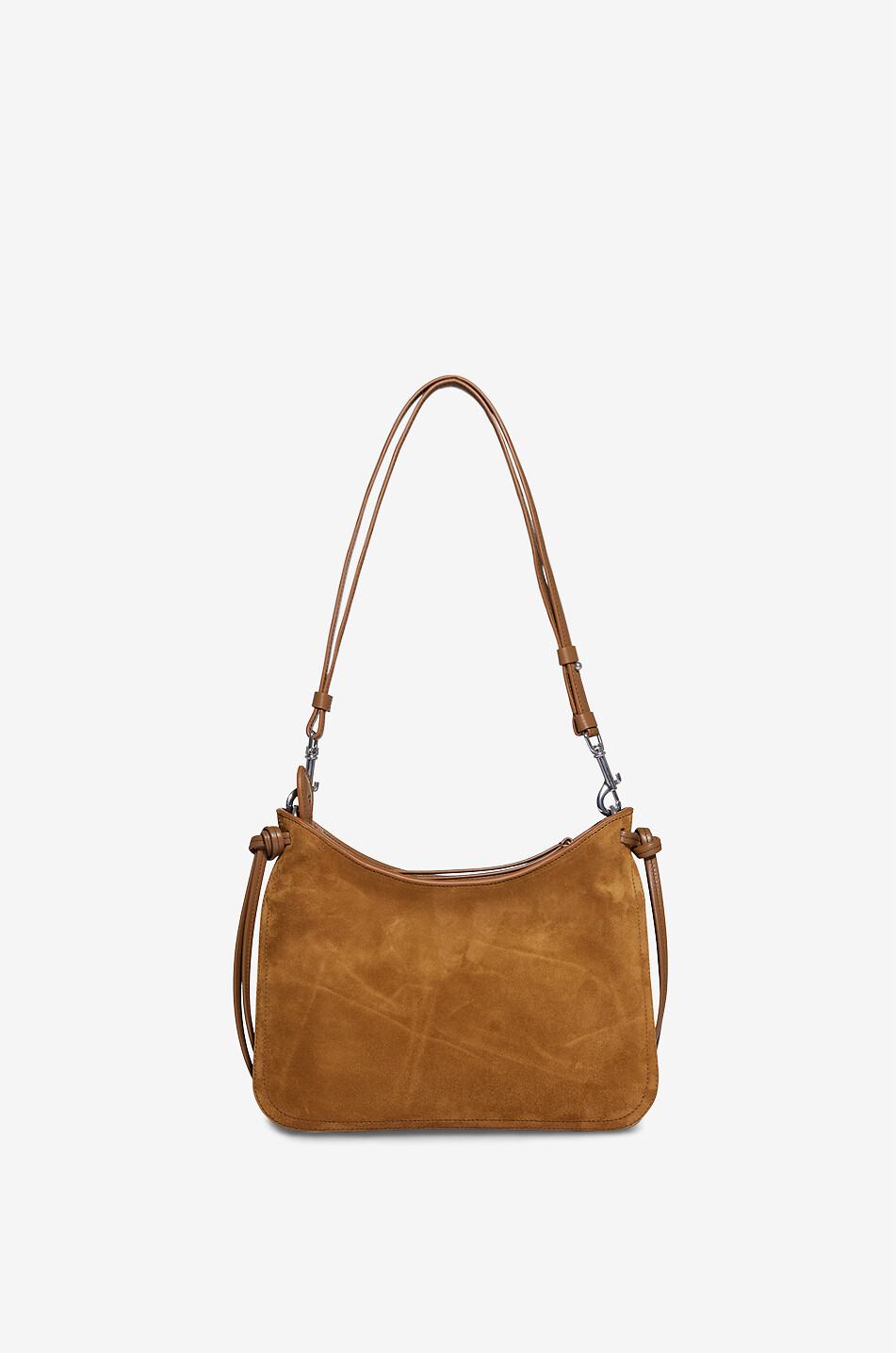 PHOEBE PHILO Gig Small suede shoulder bag Women LIGHT BROWN 3