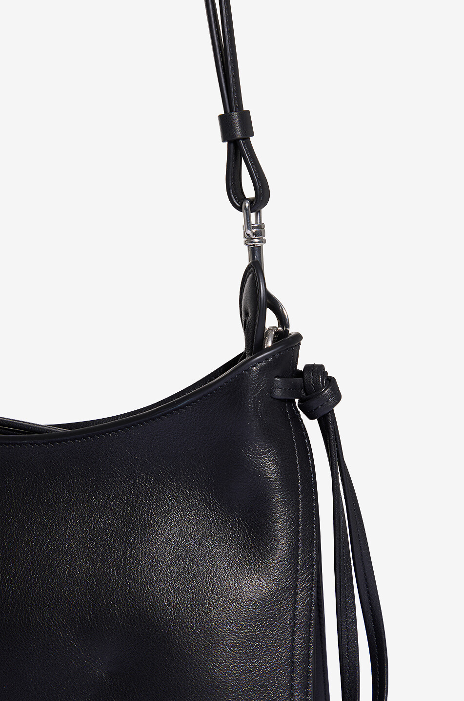 PHOEBE PHILO Gig Small nappa leather shoulder bag Women BLACK 5