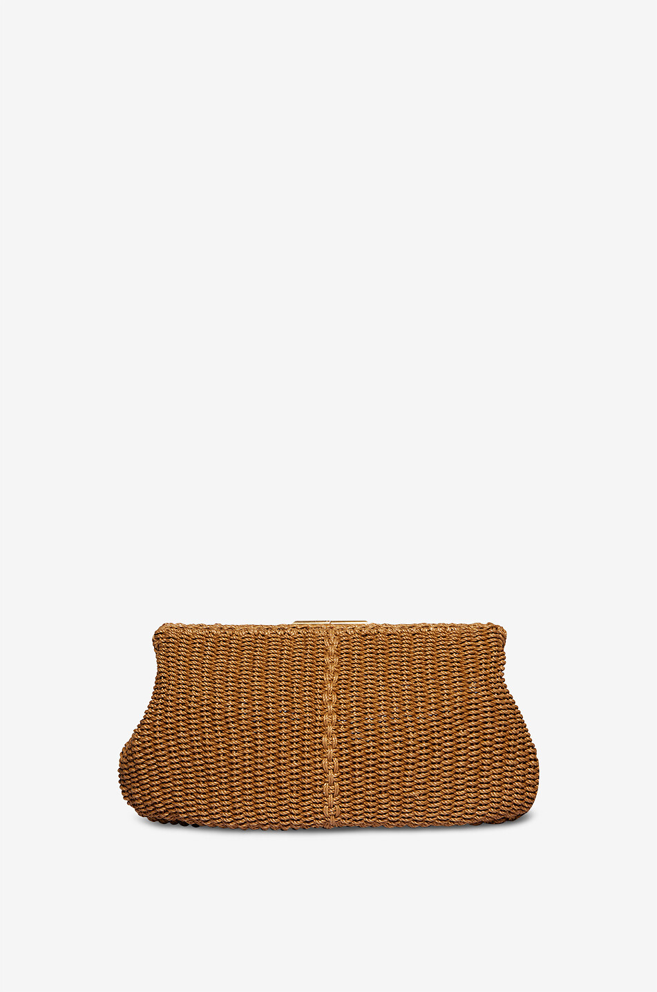 SAINT LAURENT PARIS Saint Laurent Large cord clutch Women LIGHT BROWN 1