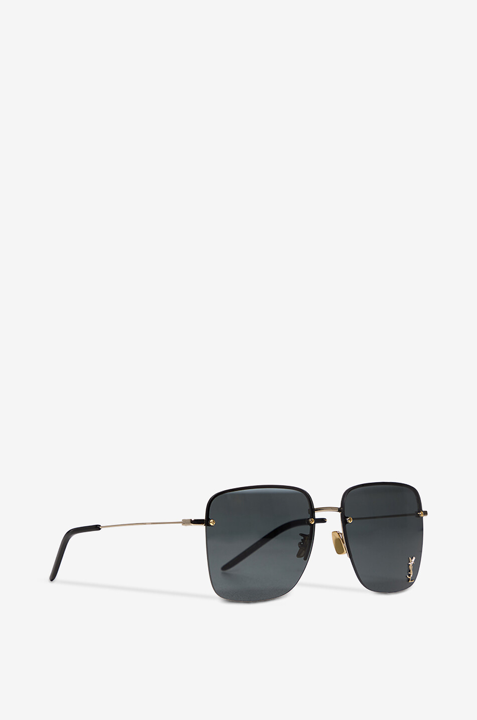 SAINT LAURENT PARIS Quadratische Sonnenbrille aus Metall SL 312 M Damen GOLDEN 2