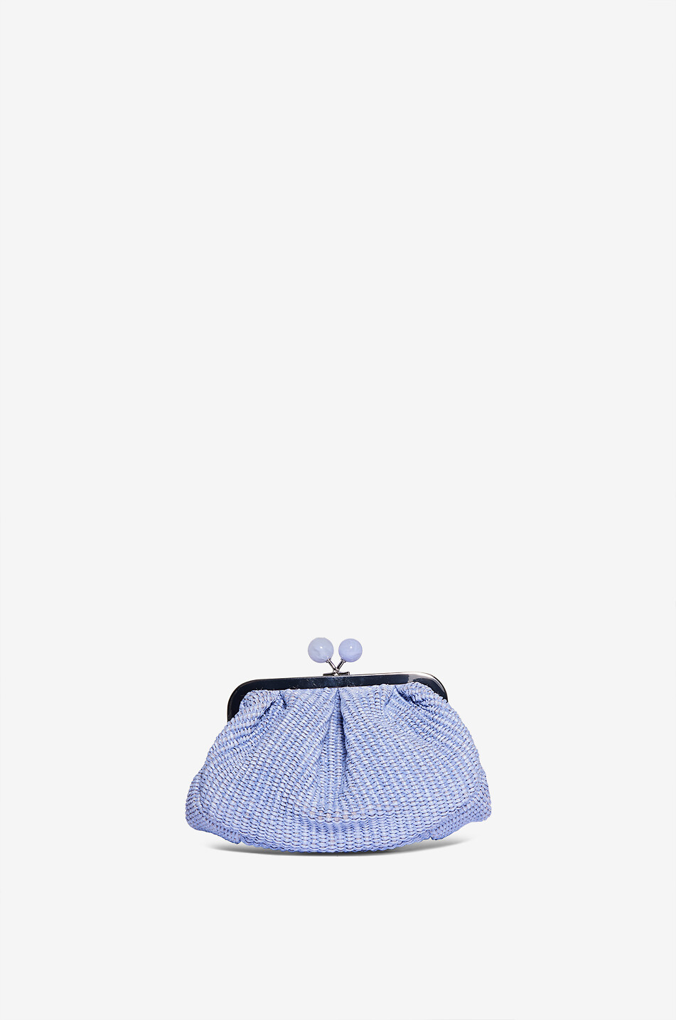 WEEKEND MAX MARA Basthandtasche Pasticcino Small Palmas Damen HELLBLAU 1