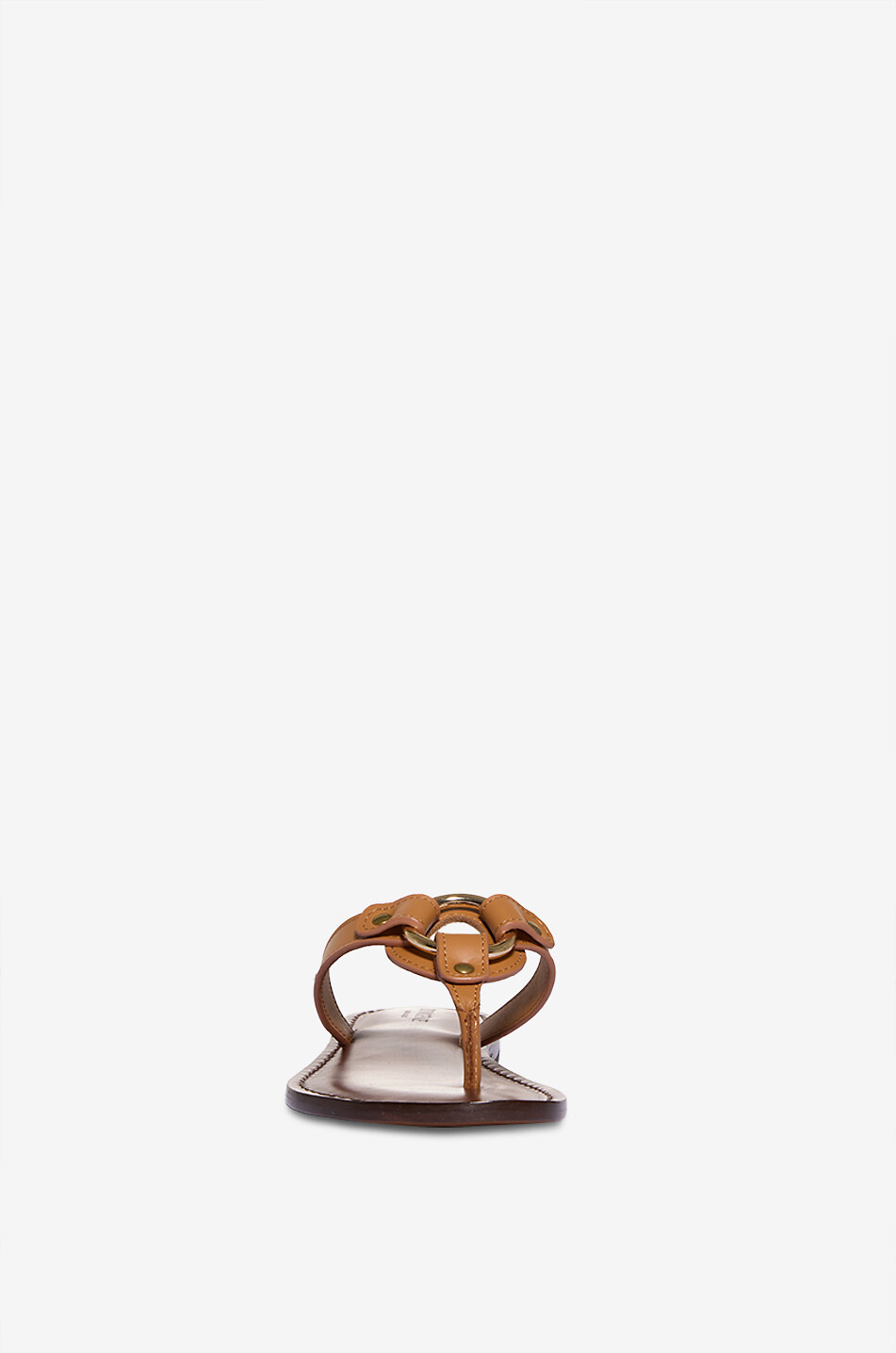 BONGENIE Sidney leather thongs Women LIGHT BROWN 2