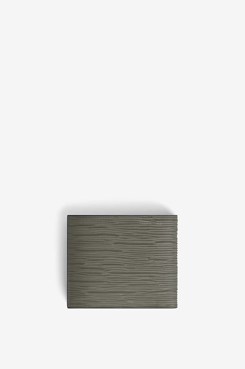 MONTBLANC 4810 8cc Medium Grey bark textured leather wallet Men GREY 3