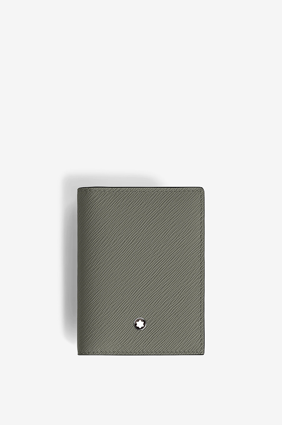 MONTBLANC Visitenkartenetui aus Saffianoleder Sartorial 4cc Medium Grey Herren DUNKELGRAU 1