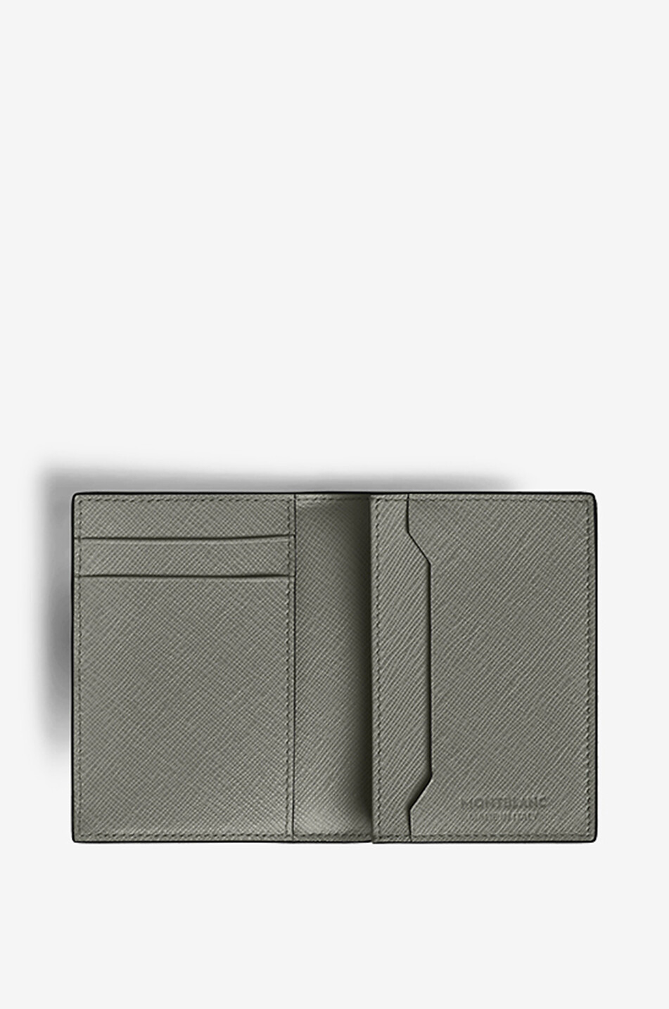 MONTBLANC Visitenkartenetui aus Saffianoleder Sartorial 4cc Medium Grey Herren DUNKELGRAU 2