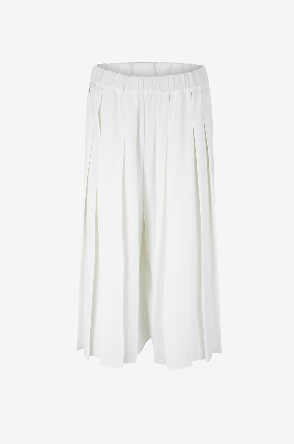 FABIANA FILIPPI Plissierter Crêpe-Hosenrock Damen WEISS 1
