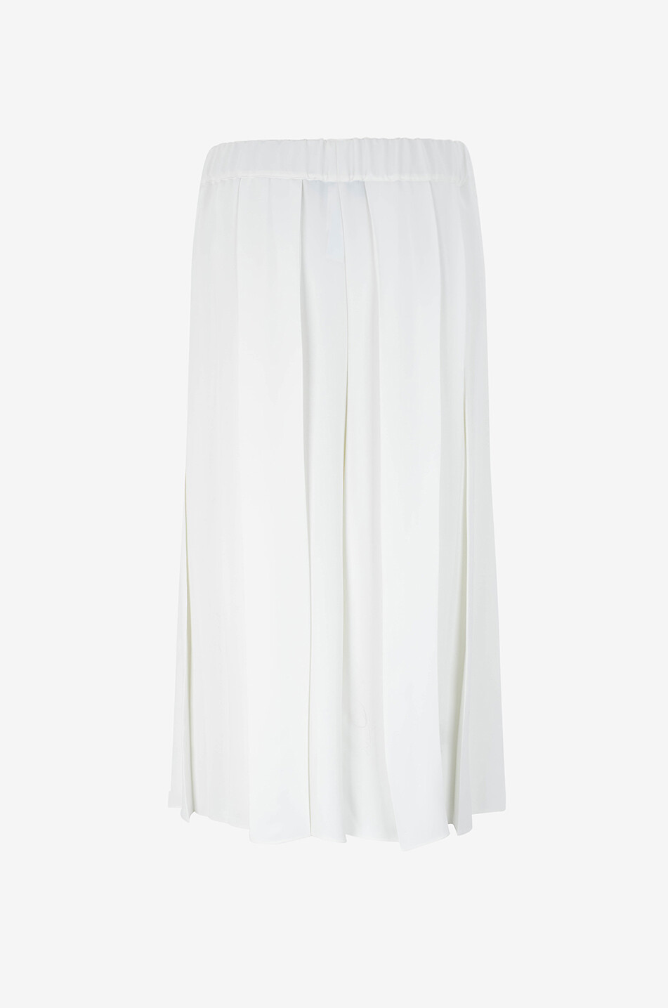 FABIANA FILIPPI Plissierter Crêpe-Hosenrock Damen WEISS 2