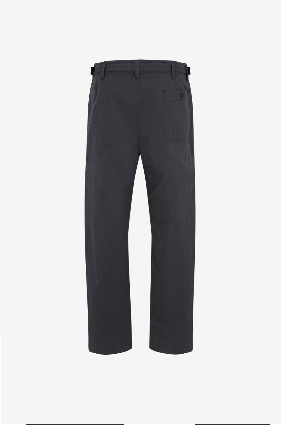 Zinc cropped cotton twill carrot trousers