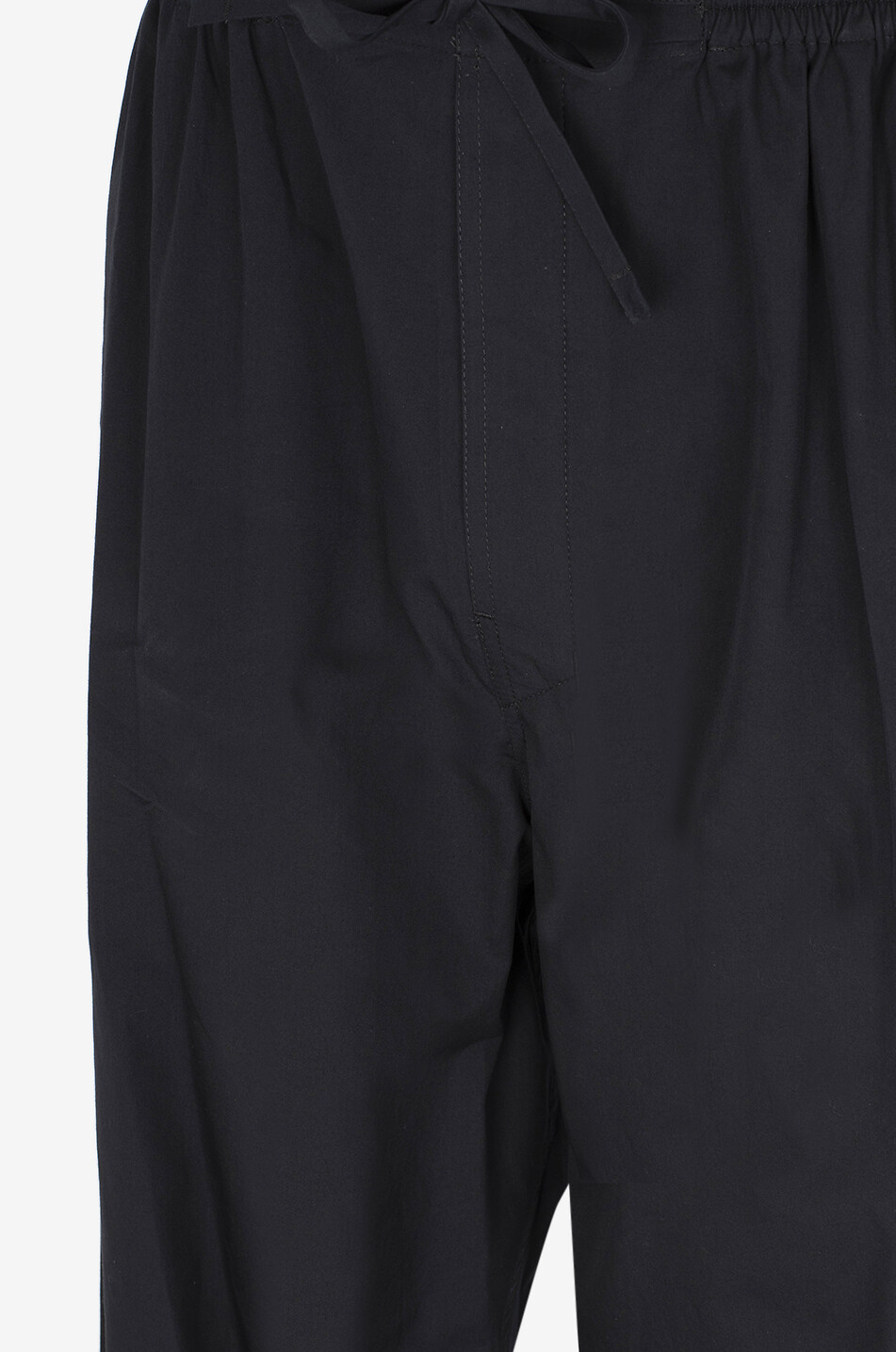 LEMAIRE Pyjama cotton poplin trousers Men DARK BLUE 5