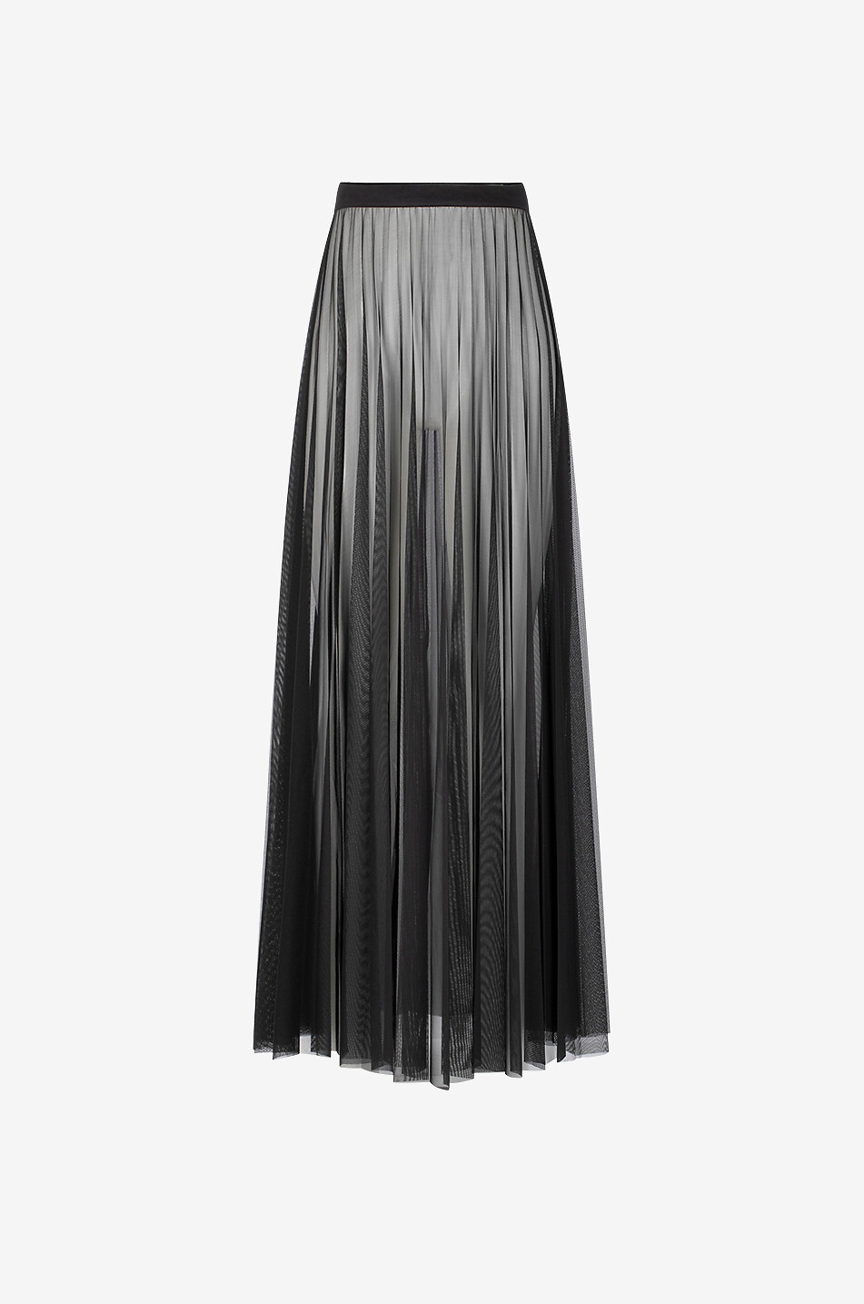 THE FRANKIE SHOP Jupe longue plissée Vallen Femme NOIR 1
