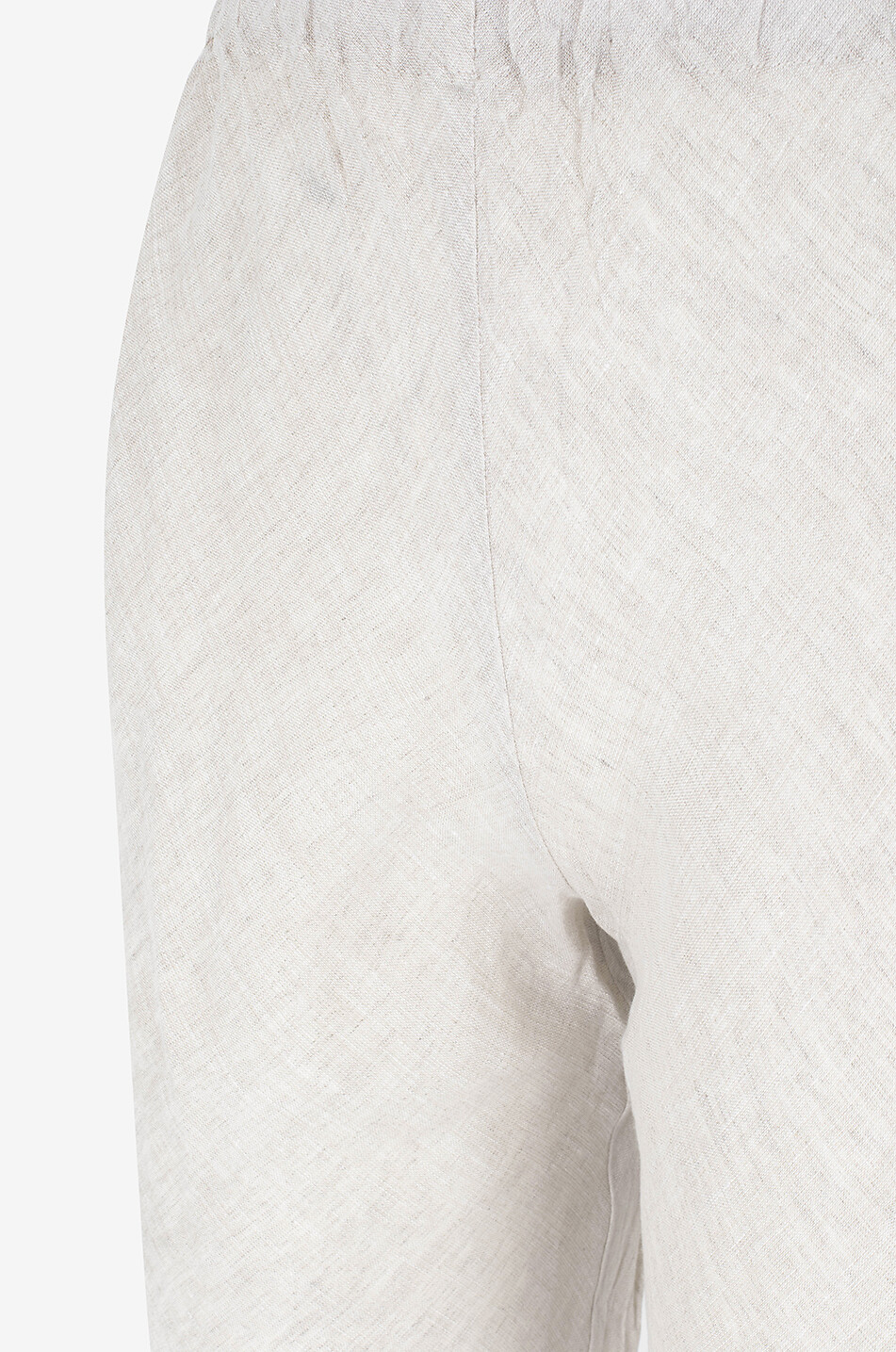 ARTIGIANO Pantalon évasé en lin Laka Femme Beige clair 3