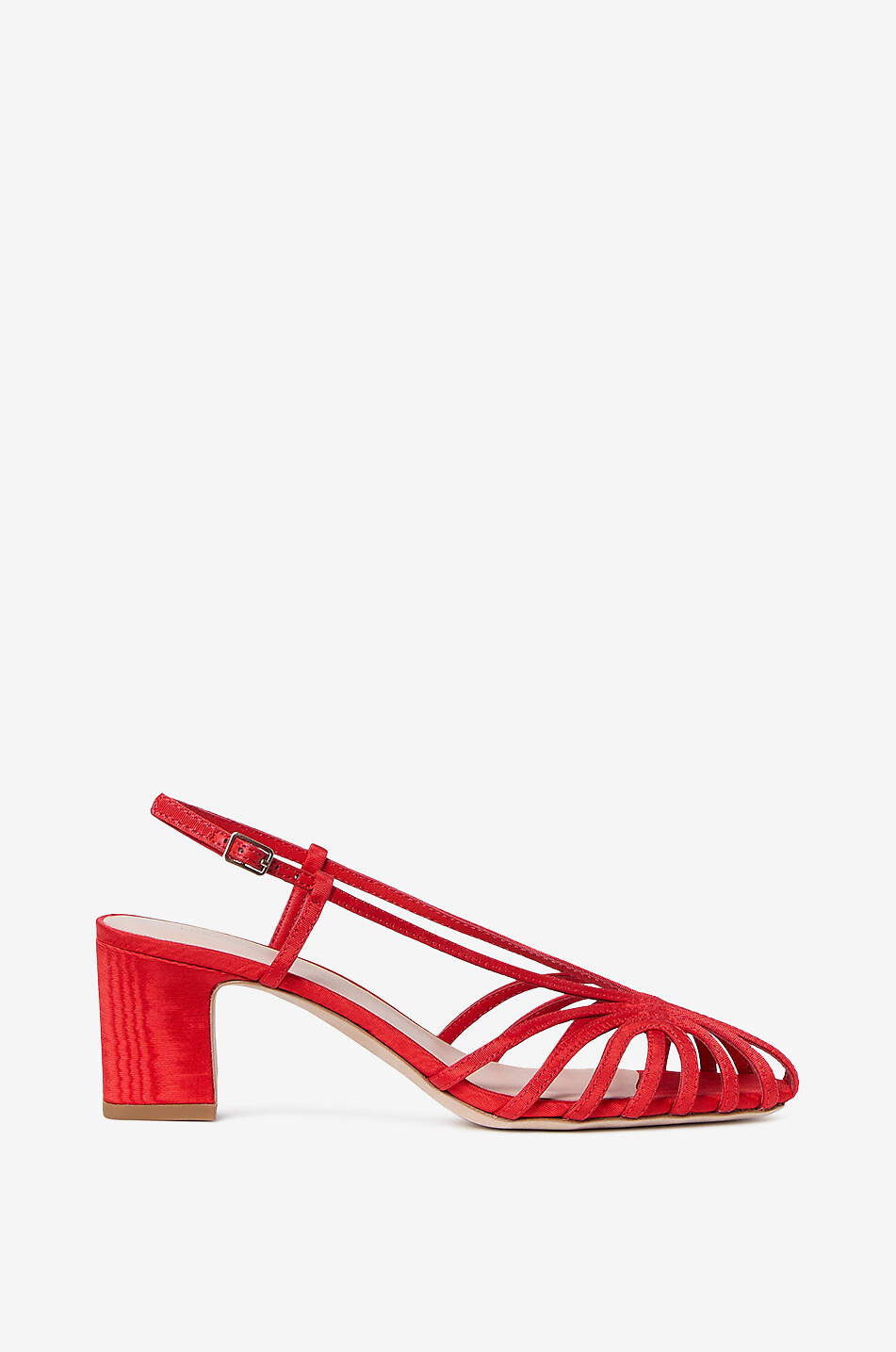 LOEFFLER RANDALL Sandales à talon en viscose Priscilla Femme ROUGE 2