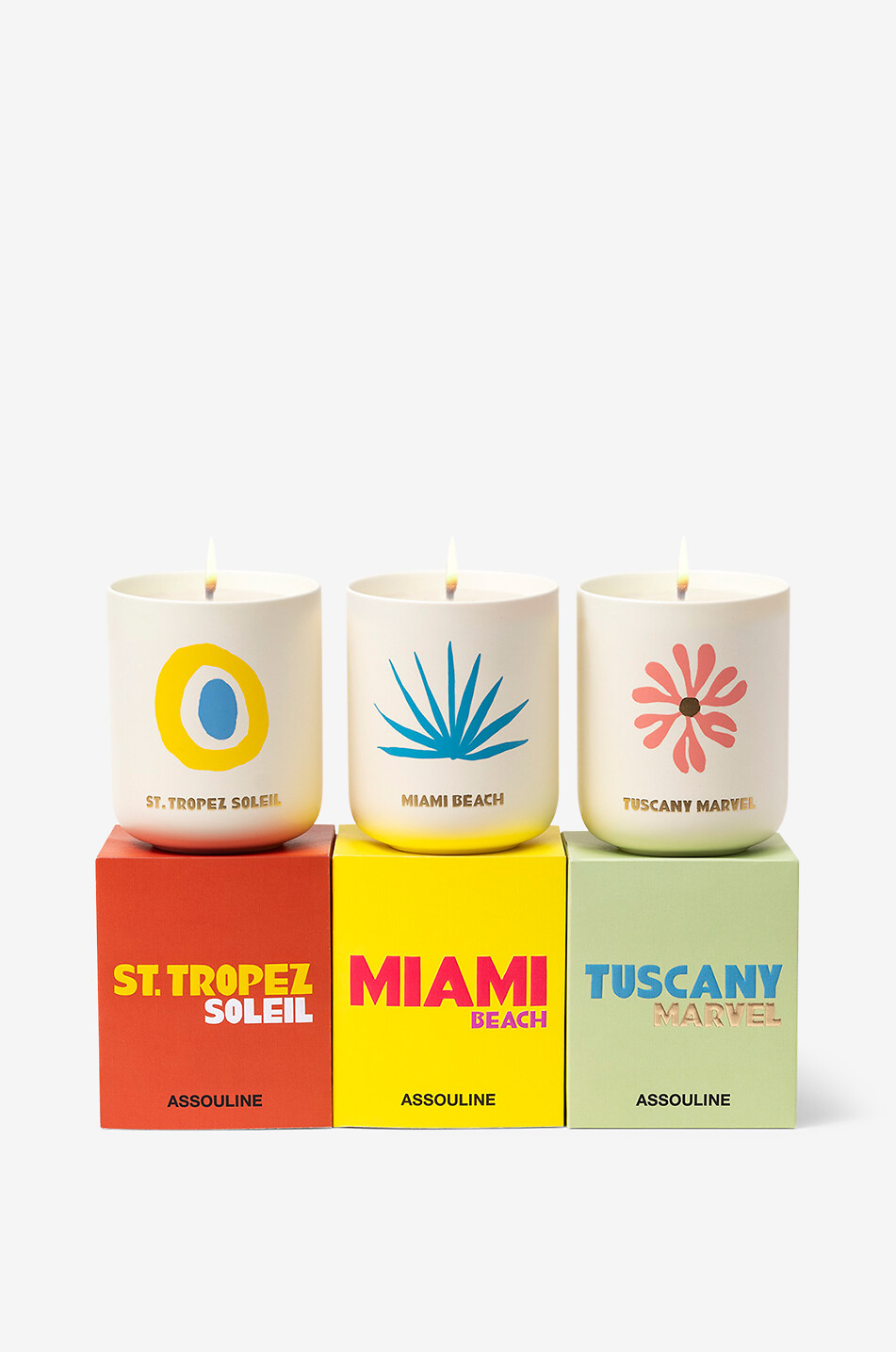 ASSOULINE Miami Beach Travel From Home scented candle - 318 g Home MULTI COLOURED 3