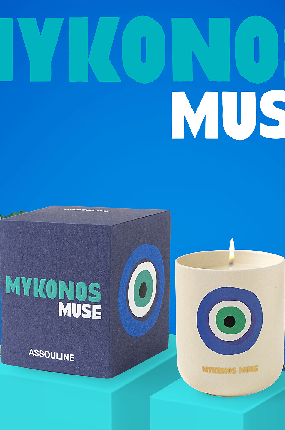ASSOULINE Mykonos Muse scented candle - 319 g Home MULTI COLOURED 3