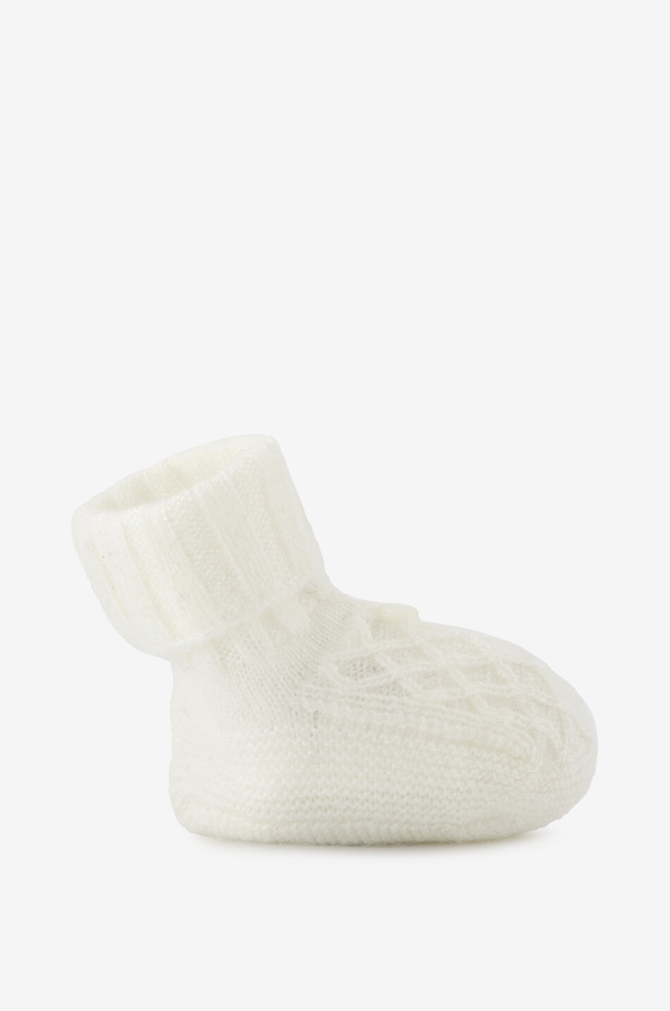 TARTINE ET CHOCOLAT Zopfstrickpantoffeln für Babys Baby CREMEFARBEN 1