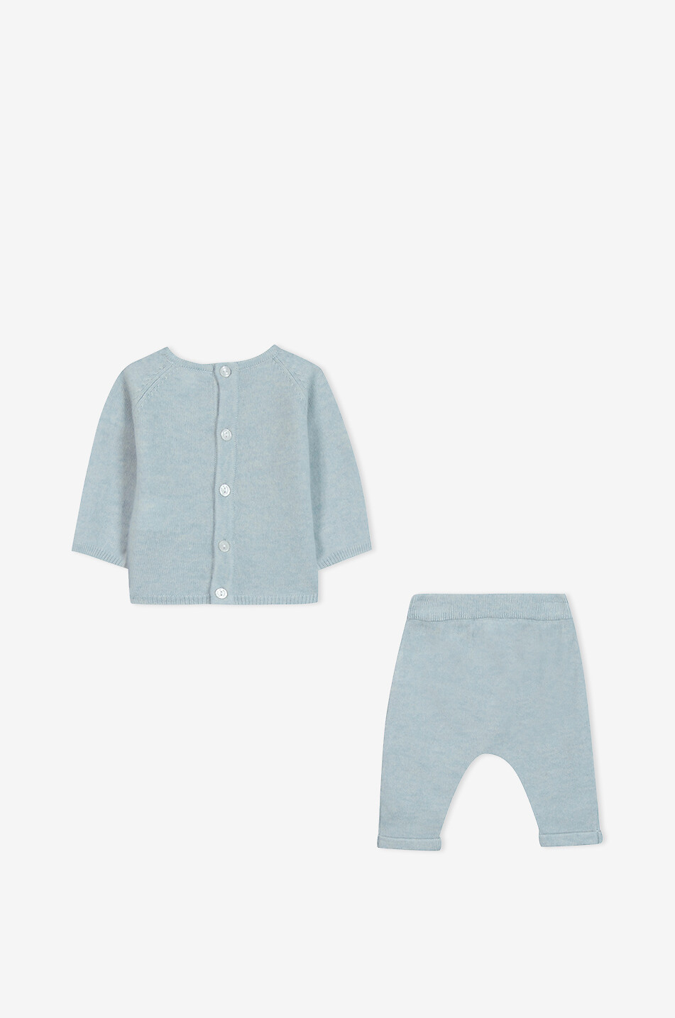 TARTINE ET CHOCOLAT Ensemble pull et pantalon bébé Bébé BLEU CLAIR 3