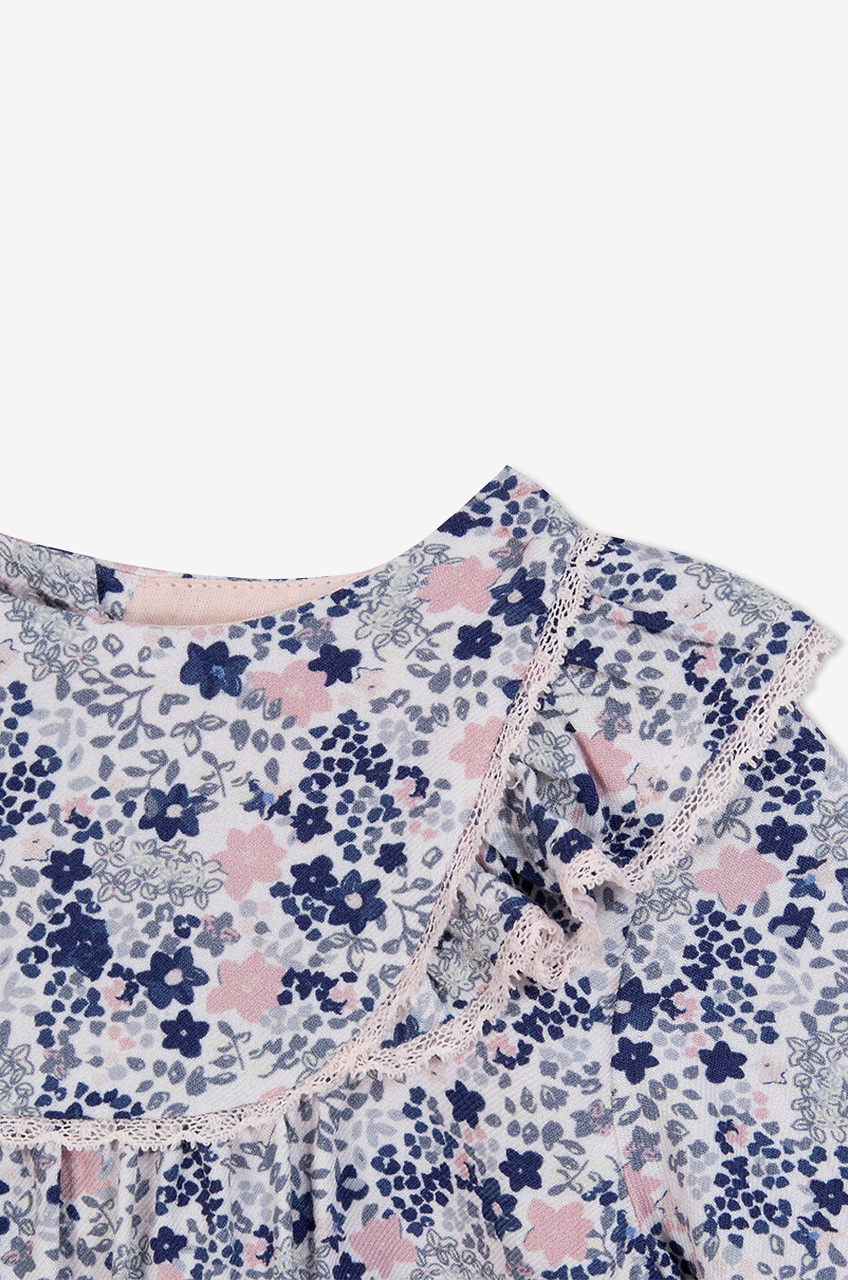 TARTINE ET CHOCOLAT Bluse für Babys mit Liberty-Print Baby BLAU 3