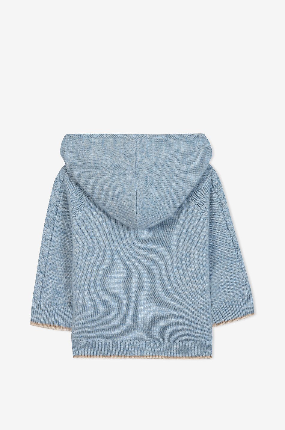 TARTINE ET CHOCOLAT T&C hooded full-zip baby cardigan Baby LIGHT BLUE 2