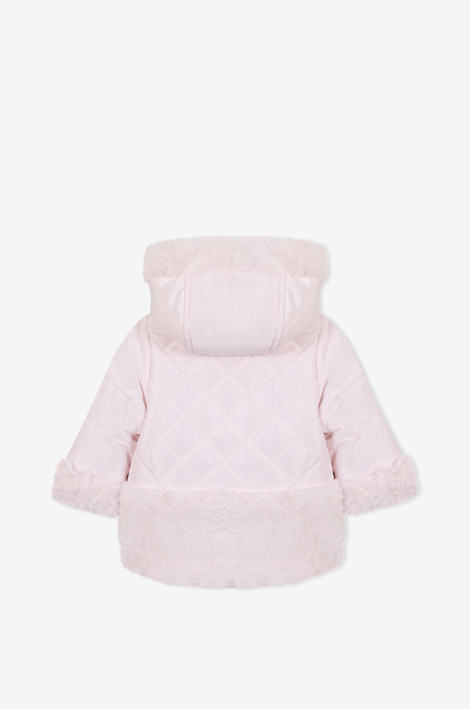 TARTINE ET CHOCOLAT Plush lined hooded baby puffer jacket Baby LIGHT PINK 2