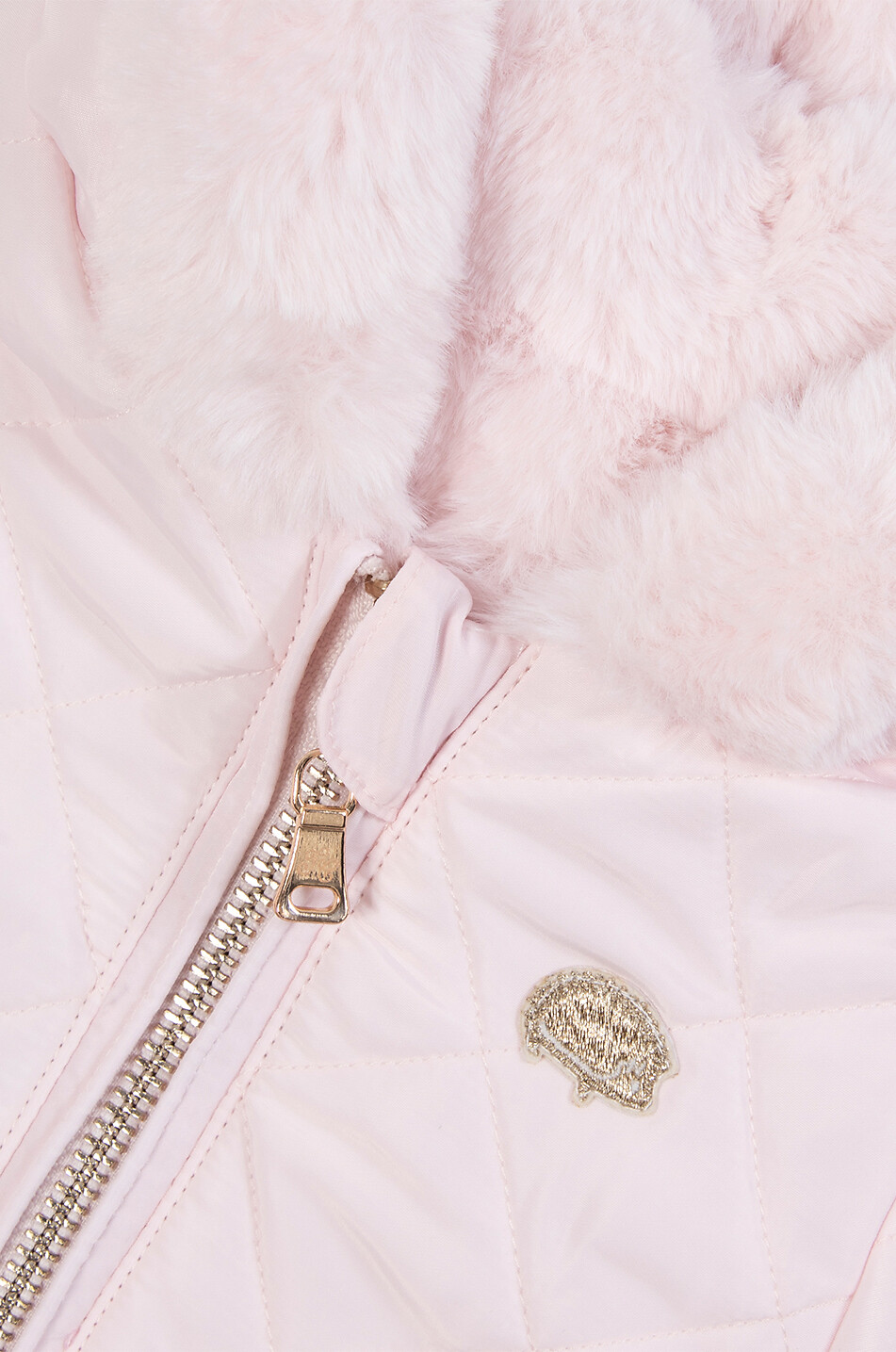 TARTINE ET CHOCOLAT Plush lined hooded baby puffer jacket Baby LIGHT PINK 3