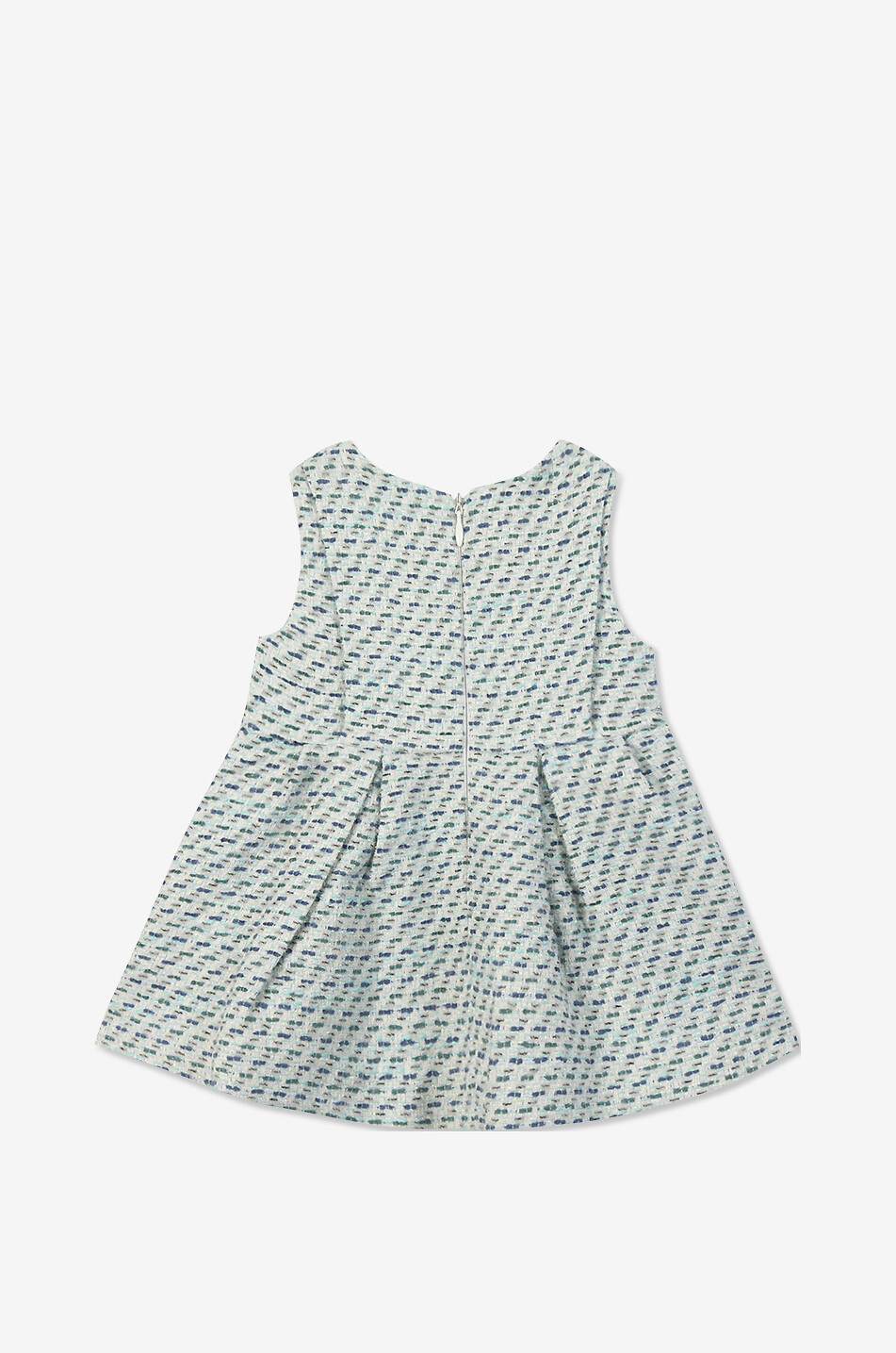 TARTINE ET CHOCOLAT Robe bébé sans manches en tweed Bébé VERT CLAIR 2