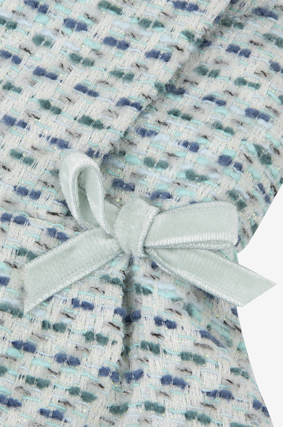 TARTINE ET CHOCOLAT Robe bébé sans manches en tweed Bébé VERT CLAIR 3