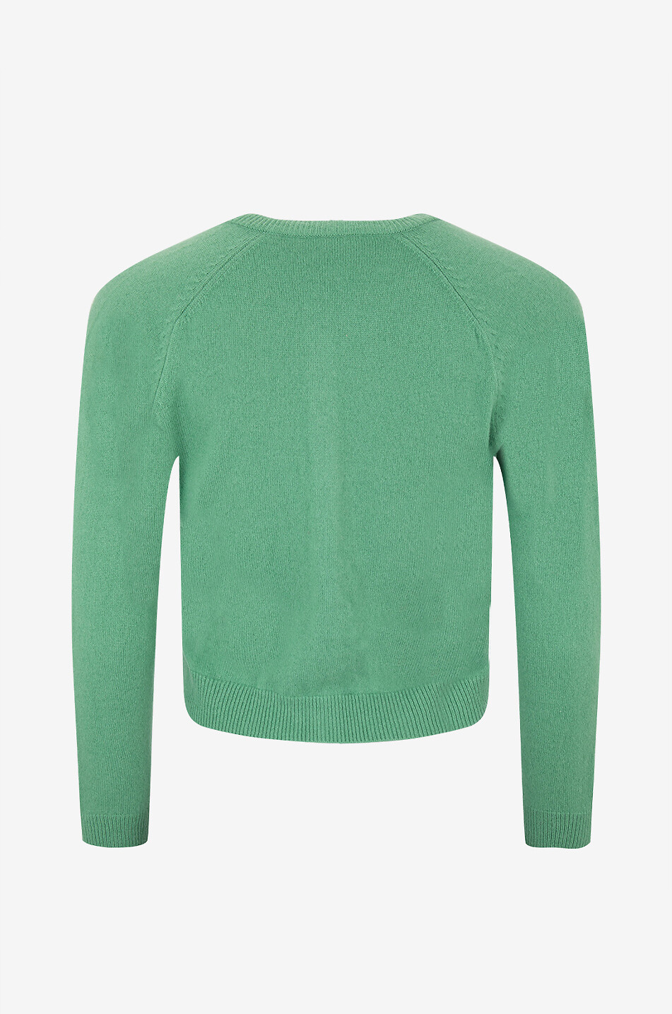DÔEN Claudine button-down cropped cashmere cardigan Women GREEN 2