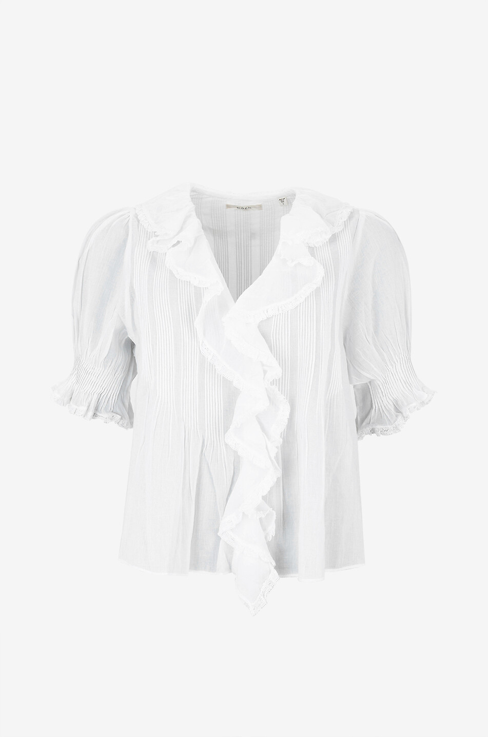 DÔEN Henri voile top with pintucks Women WHITE 1
